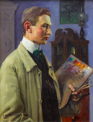 Self-Portrait, 1904, Friedrich Ahlers-Hestermann (1883-1973)
